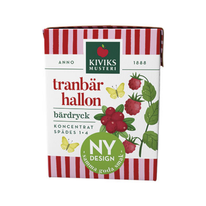 Bärdryck Tranbär & Hallon 20cl - 32% rabatt