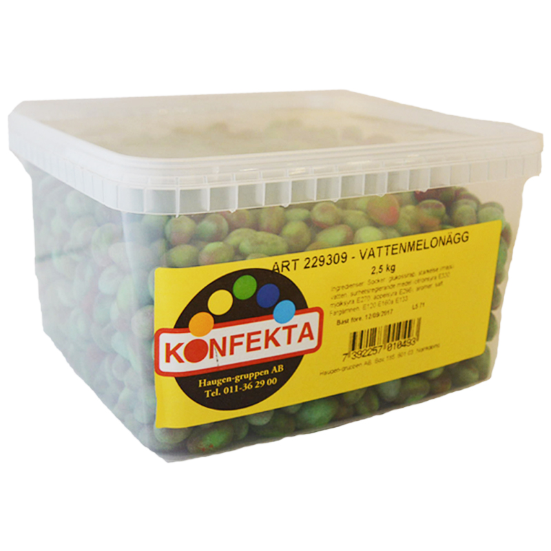 Hel Låda Godis Vattenmelonägg 2,5kg - 70% rabatt