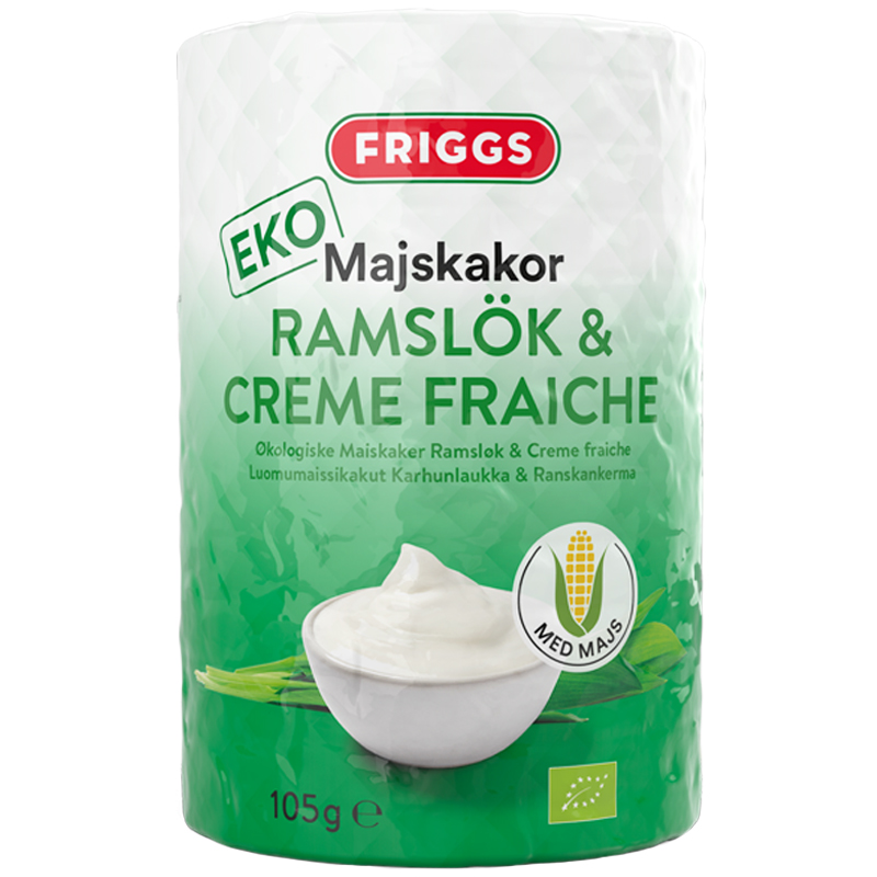 Eko Majskakor Creme Fraiche & Ramslök - 40% rabatt