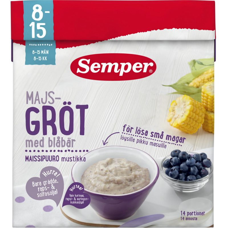Majsgröt Blåbär 470g - 71% rabatt