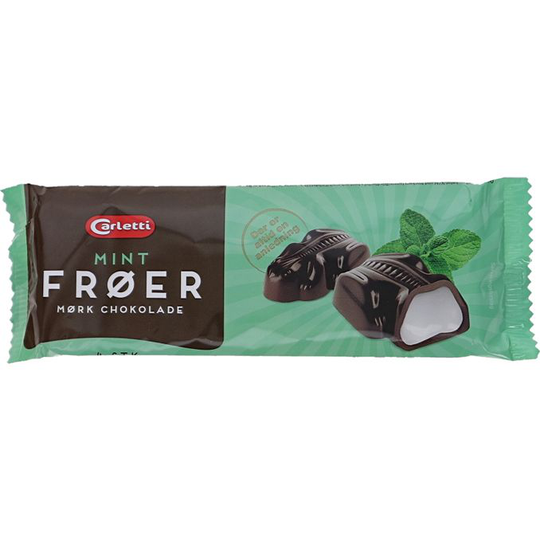 Carletti Mjölkchokladgroda Mint
