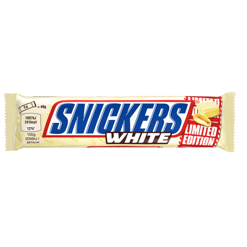 Snickers "White" 45g - 49% rabatt