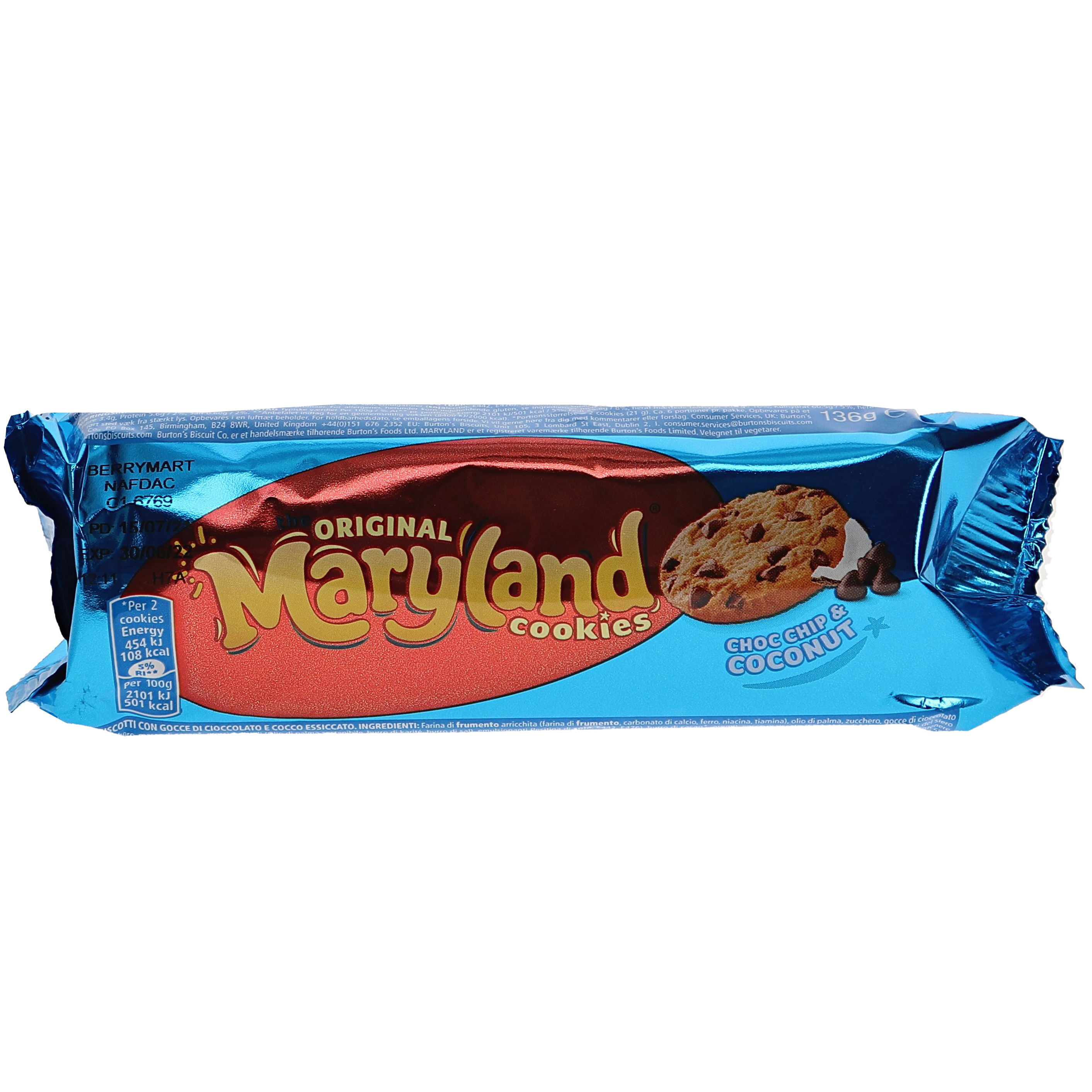 Cookies Choc Chip & Coconut - 12% rabatt