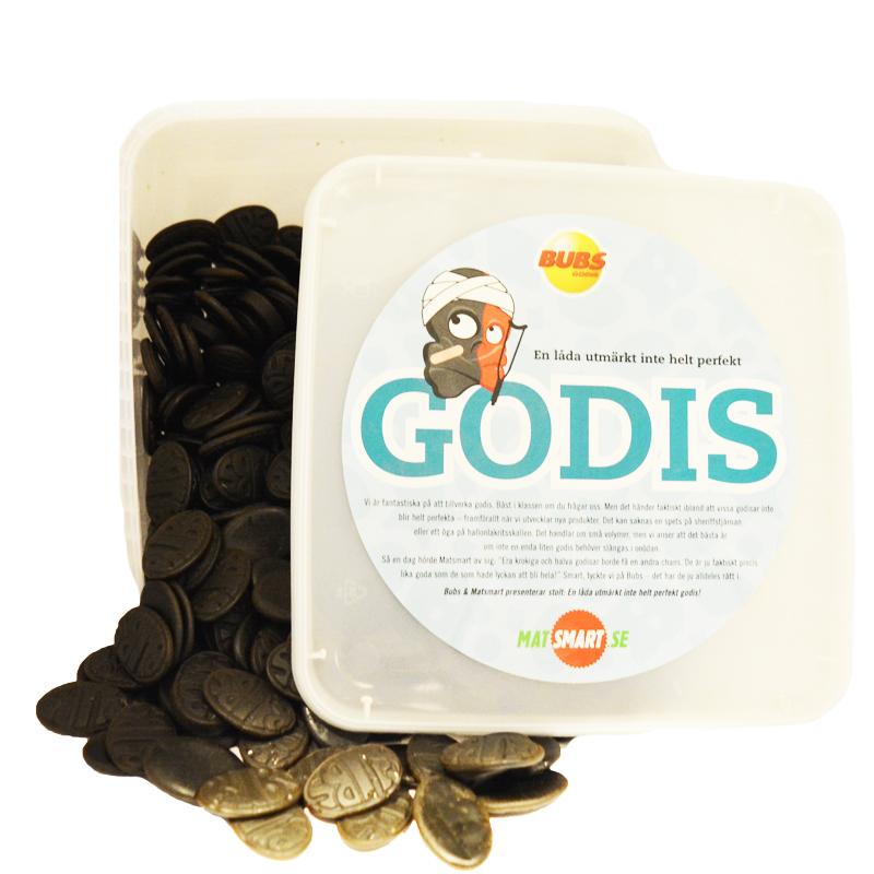 Hel Låda Godis Sötlakrits Bubs 1,5kg - 51% rabatt