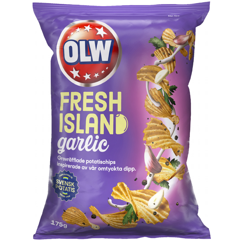 Chips Fresh Island Garlic - 32% rabatt