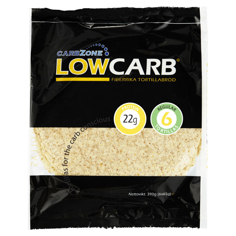 Tortillabröd "Fiber Low Carb" 6 x 65g - 75% rabatt