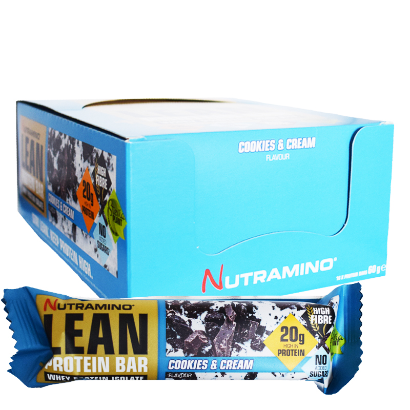 Hel Låda Proteinbar "Cookies & Cream" 16 x 60g - 46% rabatt