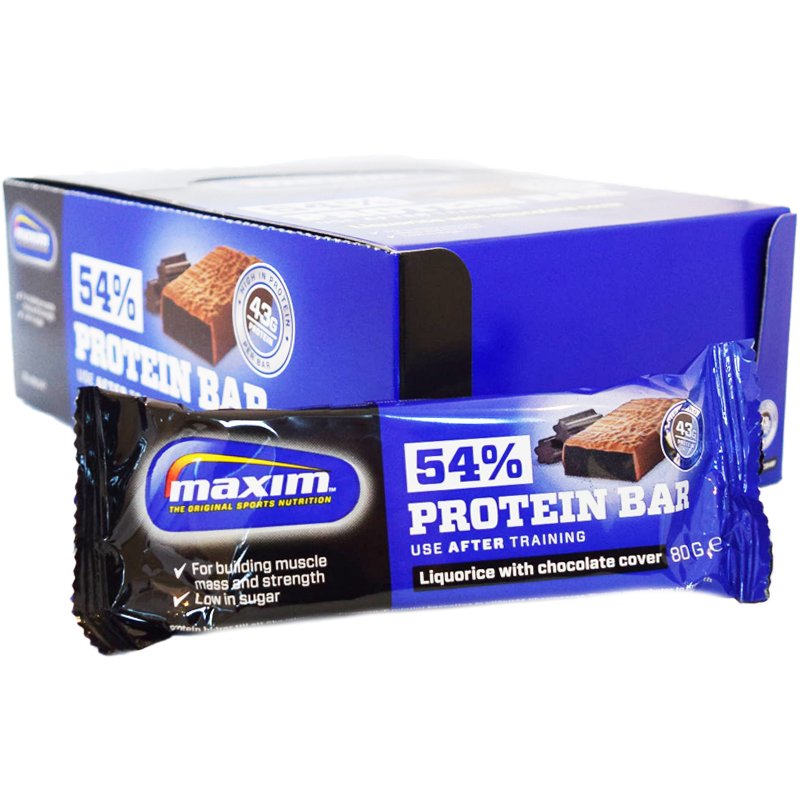Hel Låda Proteinbars "Liquorice & Chocolate" 20 x 80g - 71% rabatt