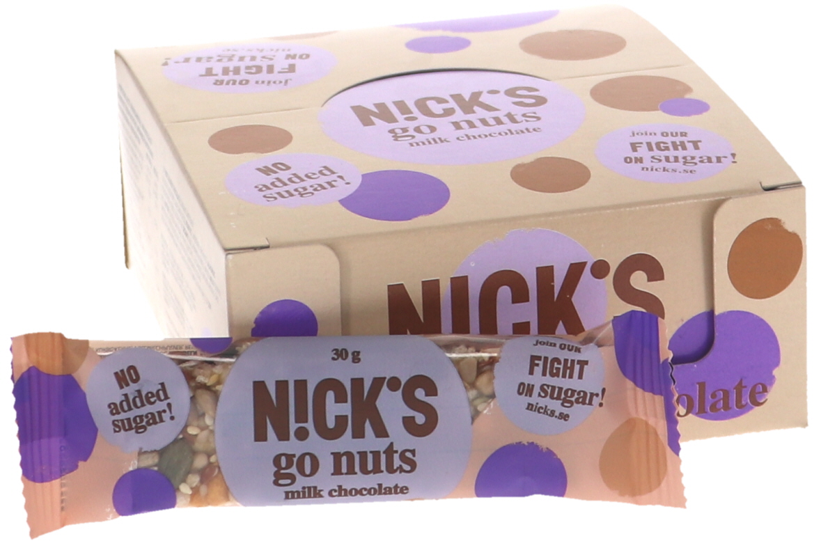 Nötbar Mjölkchoklad & Nötter 12-pack - 28% rabatt