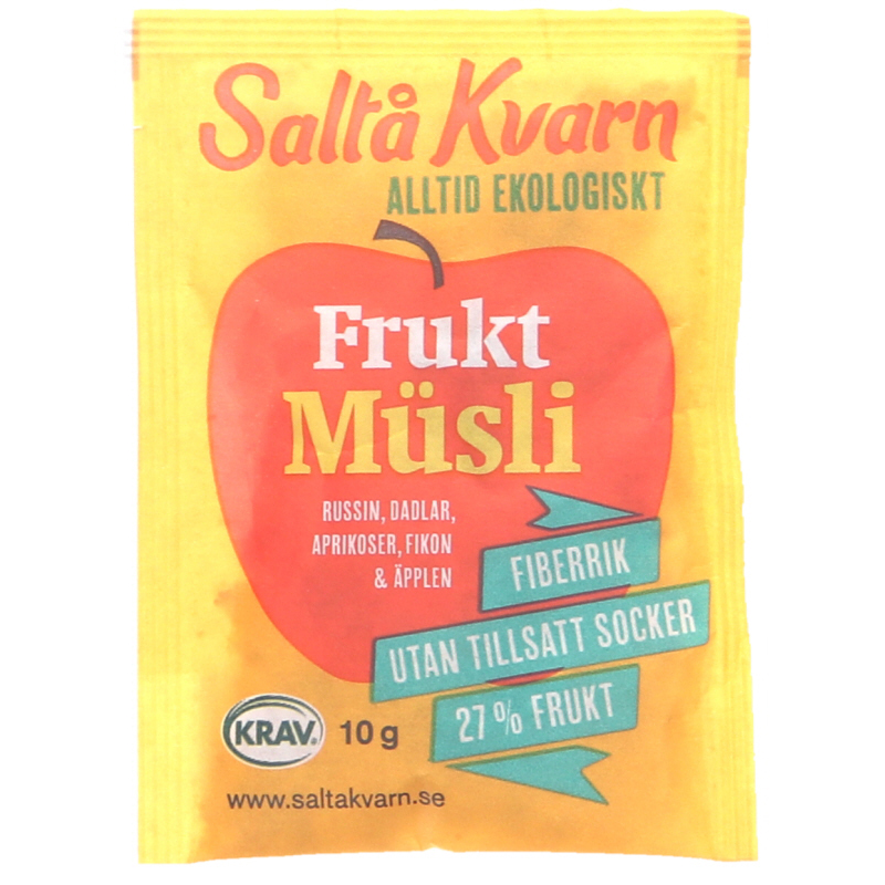 Fruktmüsli portionsförpackning - 25% rabatt