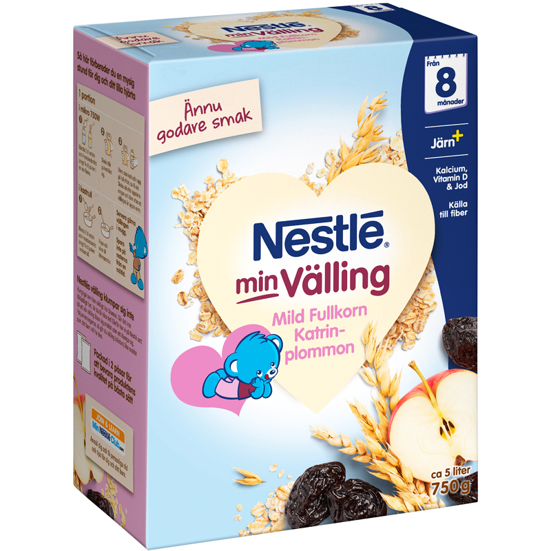 Barnmat Fullkornsvälling Katrinplommon 750g - 29% rabatt