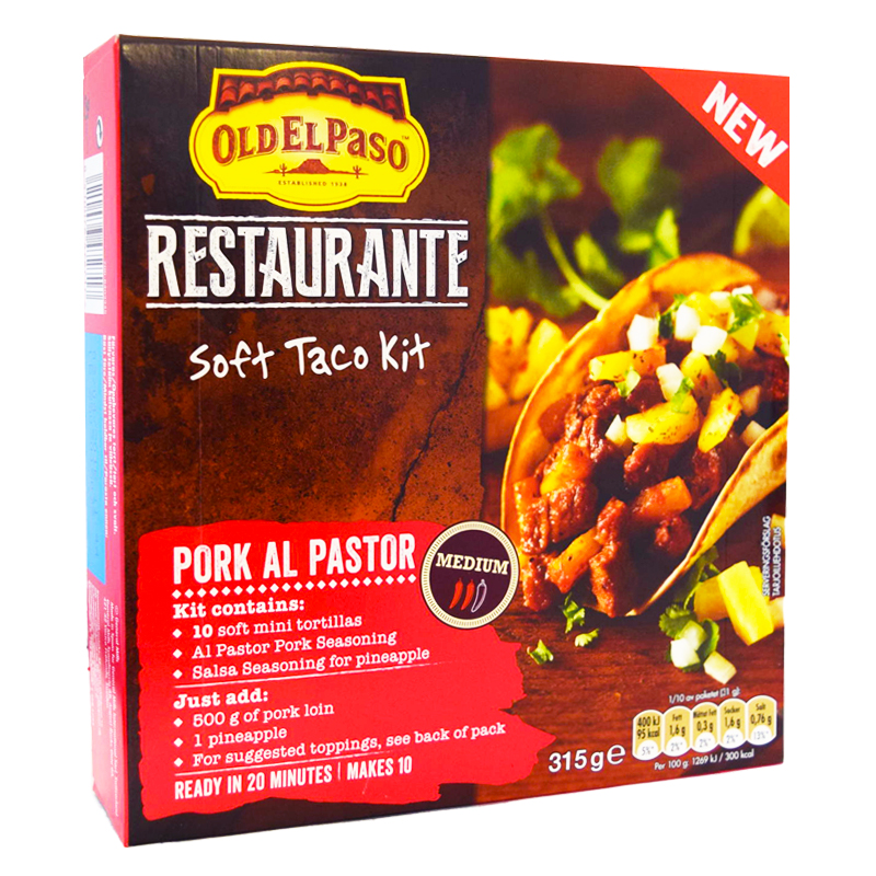 Taco-kit "Pork Al Pastor" - 75% rabatt