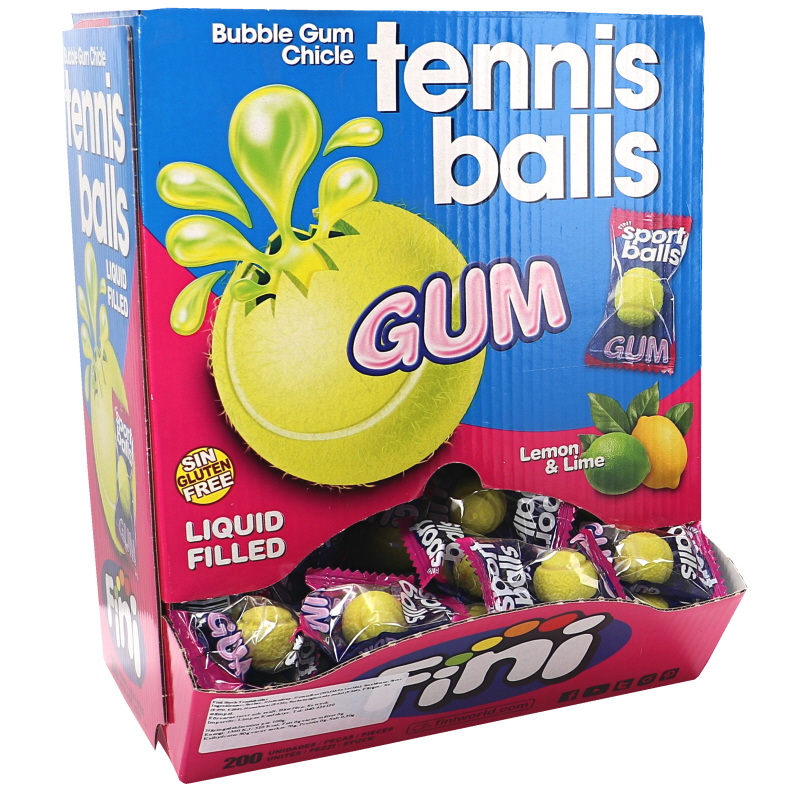 Tuggummi Tennisball 200-pack - 48% rabatt