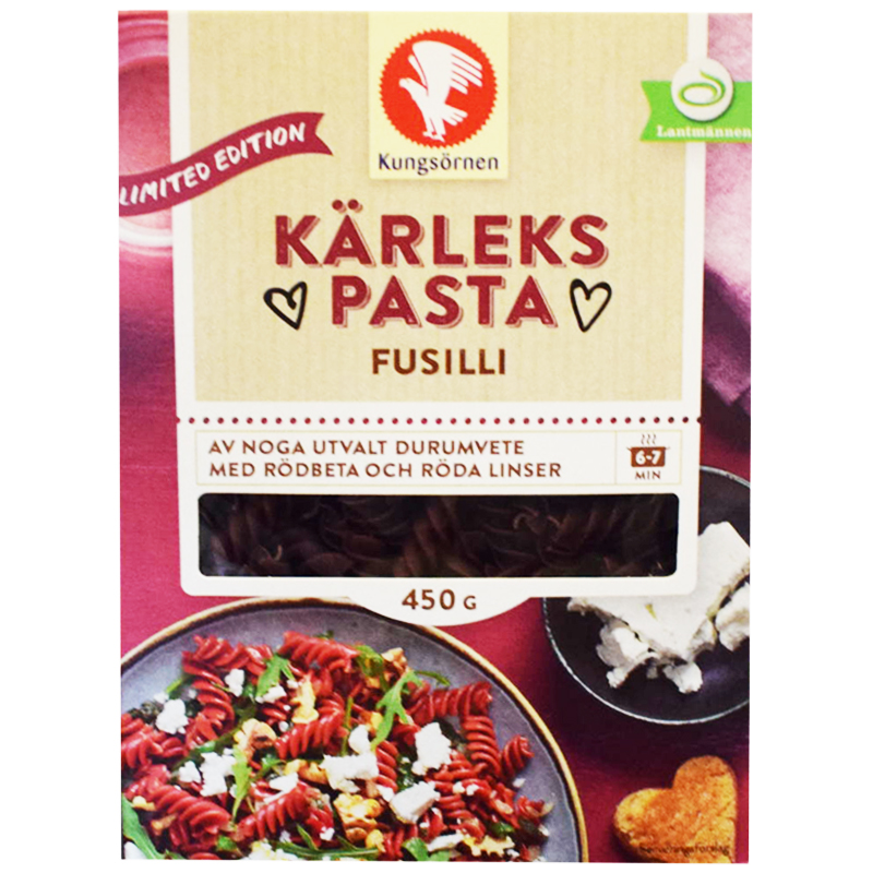 Kärlekspasta Fusilli - 32% rabatt