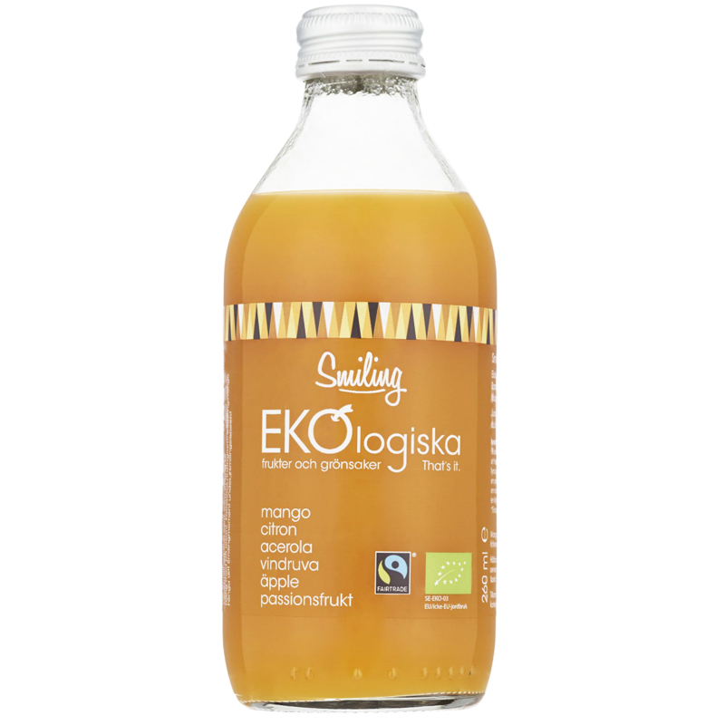 Eko Juice Acerola, Passionsfrukt & Mango 260ml - 37% rabatt