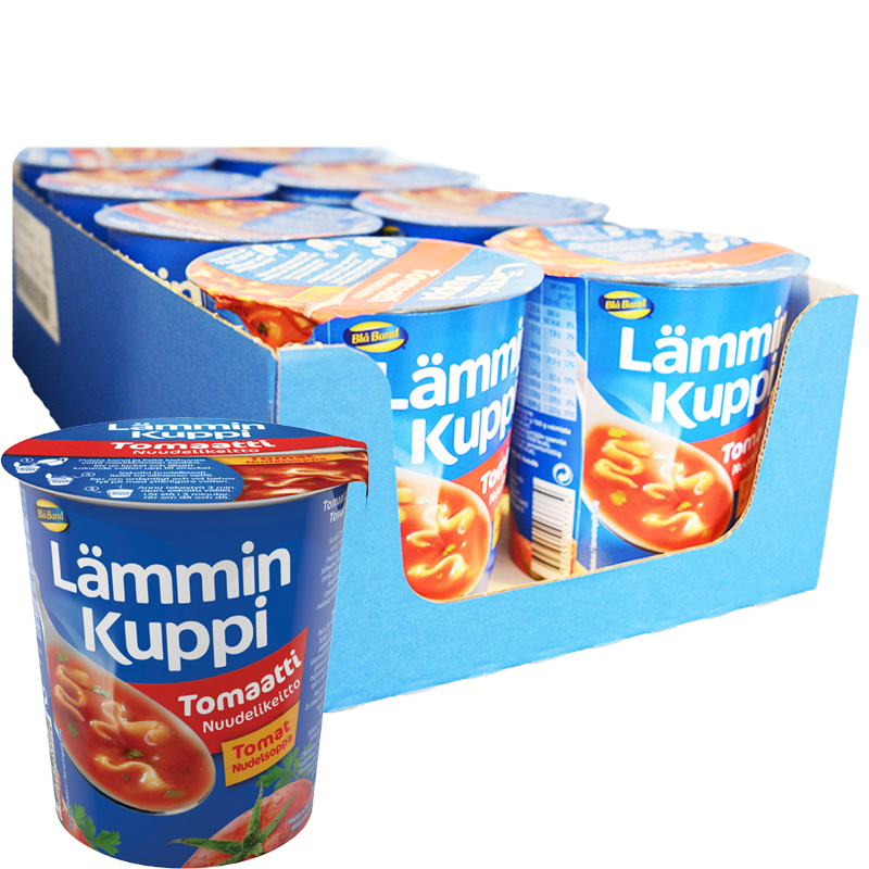 Hel Låda Tomatsoppa Nudlar 8 x 43,2g - 50% rabatt