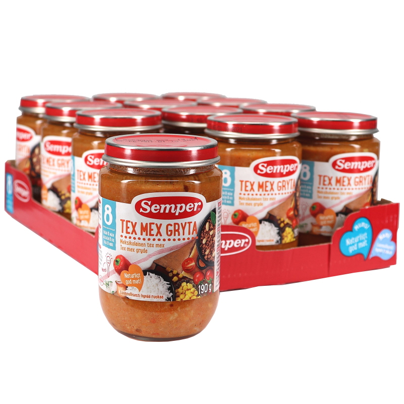 Tex Mex Gryta 8M 12-pack - 22% rabatt