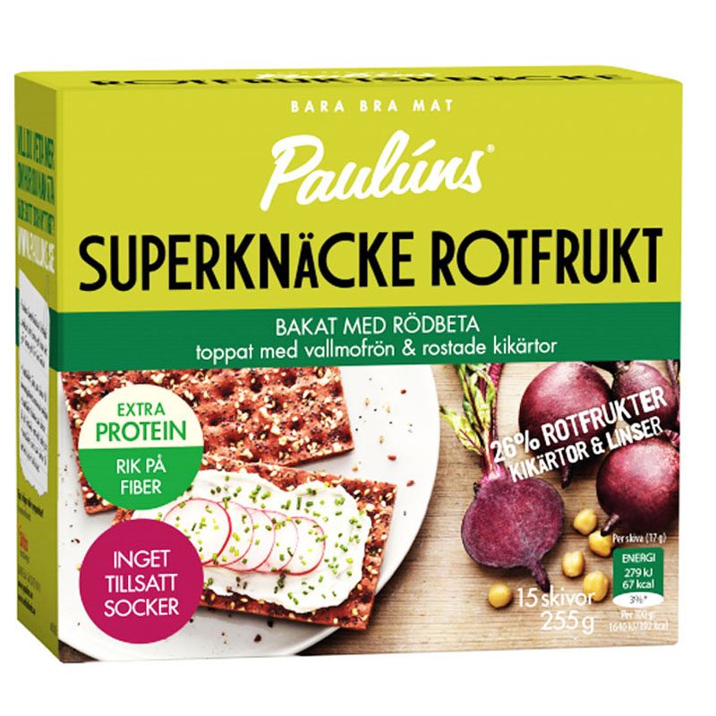 Knäckebröd Rödbeta - 39% rabatt