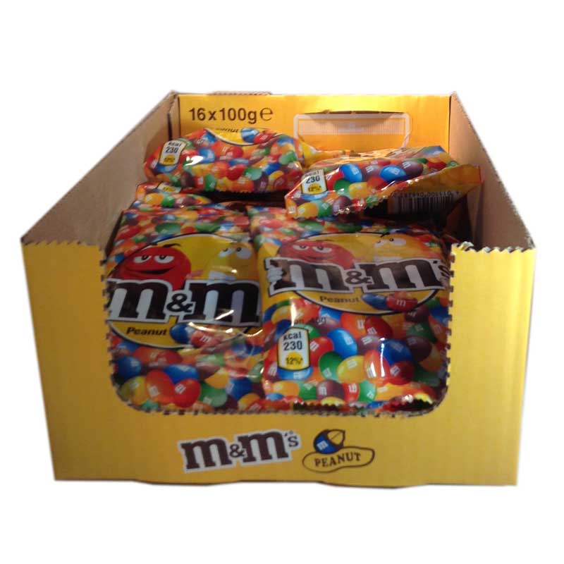 Hel låda M&M peanut - 74% rabatt