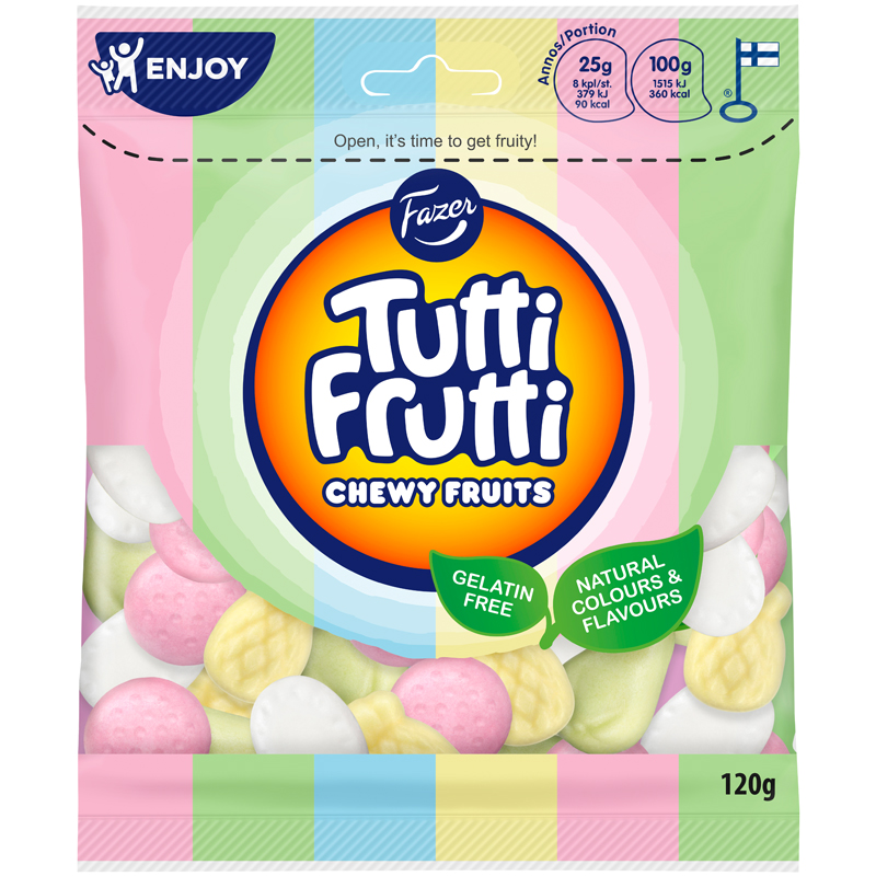 Tutti Frutti Chewy Fruits - 15% rabatt