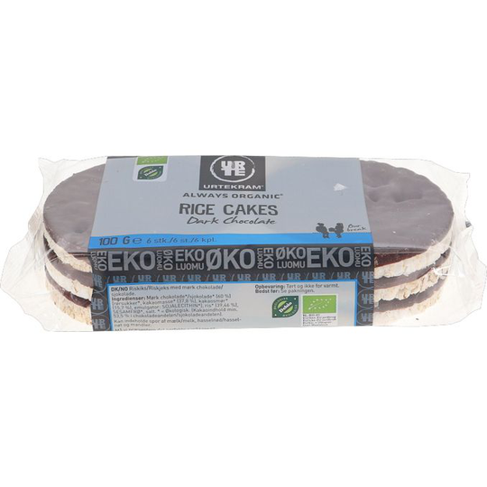 Urtekram Eko Riskakor Mörk Choklad