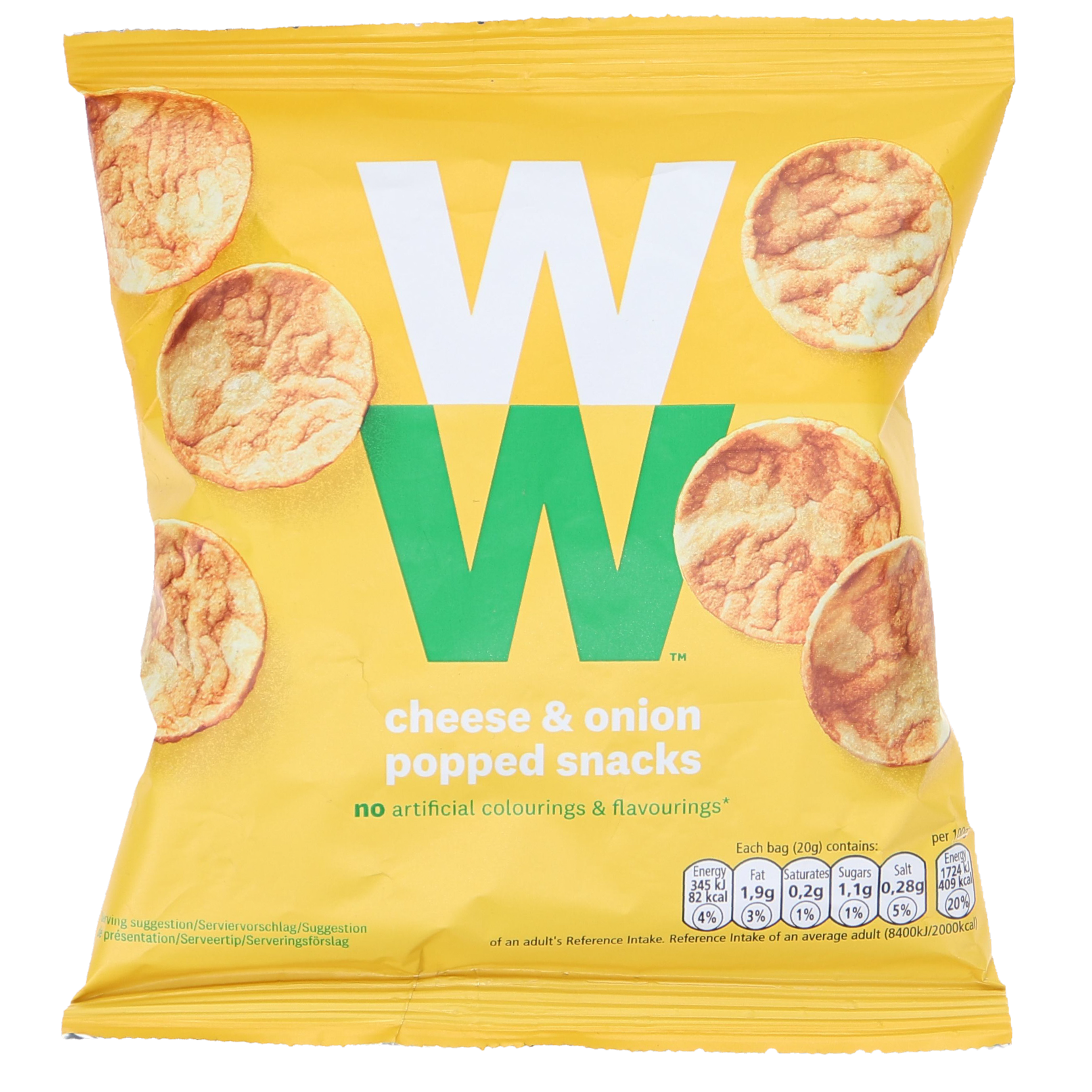 Cheese & Onion Popped Snacks - 15% rabatt