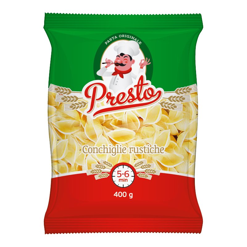 Pasta Conchiglie Rustiche - 28% rabatt