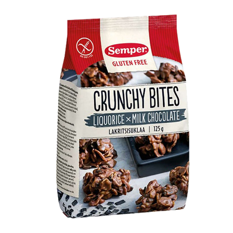 Crunchy Bites Liquorice & Milk Chocolate - 29% rabatt
