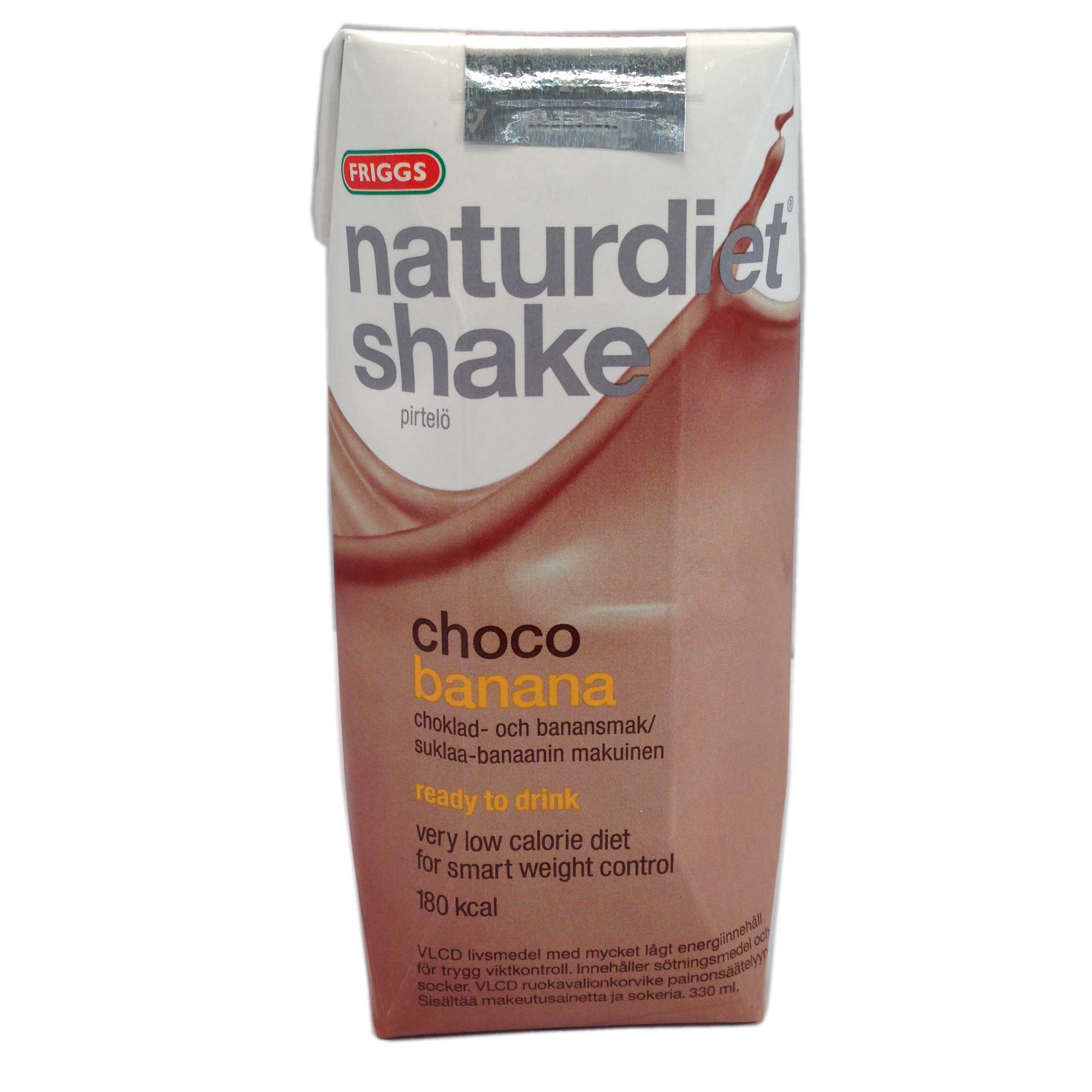 Naturdiet shake choco banana - 50% rabatt