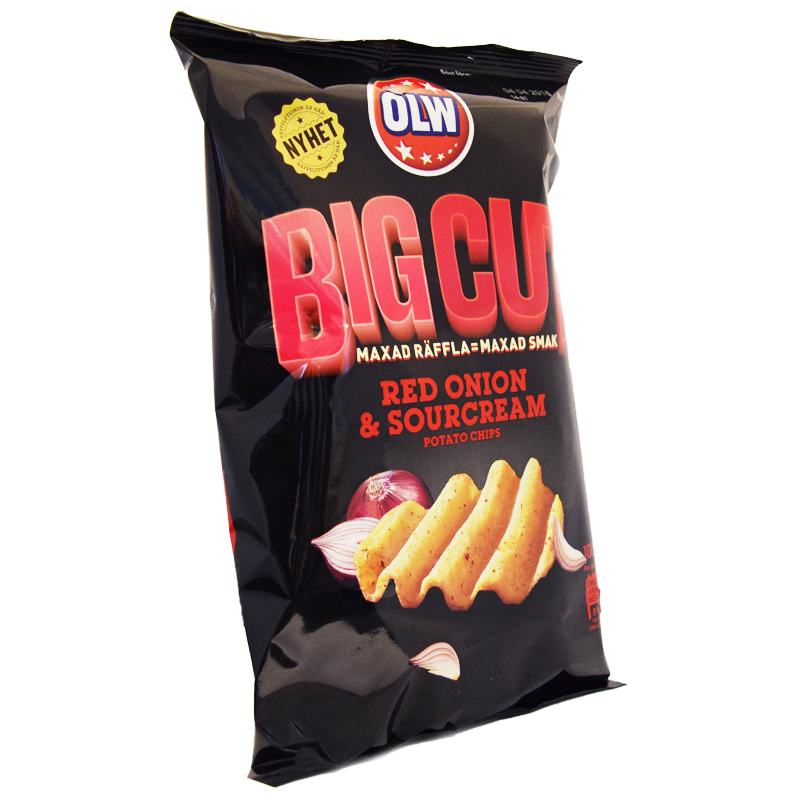 Chips Rödlök & Gräddfil - 72% rabatt