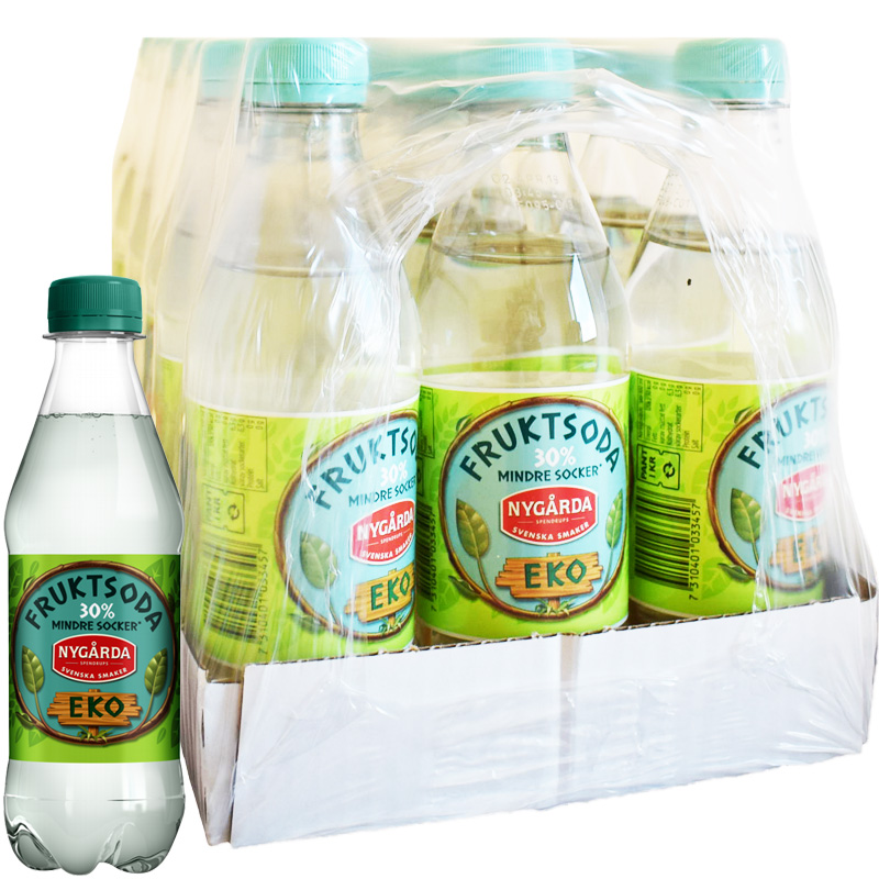 Eko Hel Platta Läsk Fruktsoda 18 x 33cl - 48% rabatt