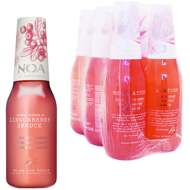 Hel Låda Örtdryck Granbarr & Lingon 6 x 314ml - 50% rabatt
