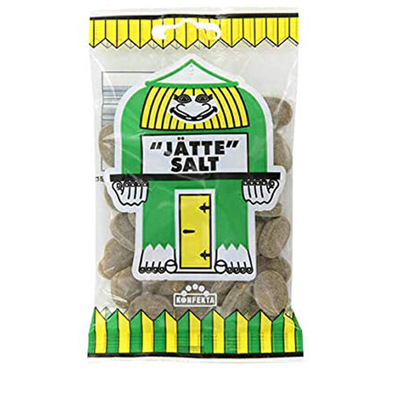 Godis Lakrits Jättesalt 65g - 22% rabatt