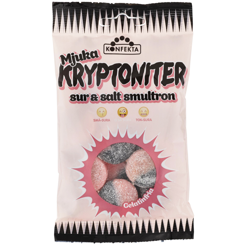 Godis Kryptoniter Smultron 60g - 22% rabatt