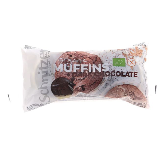 Schnitzer Eko Muffins Mörk Choklad