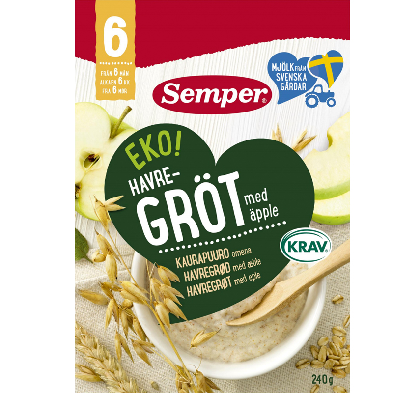 Havregröt Äpple 240g - 42% rabatt