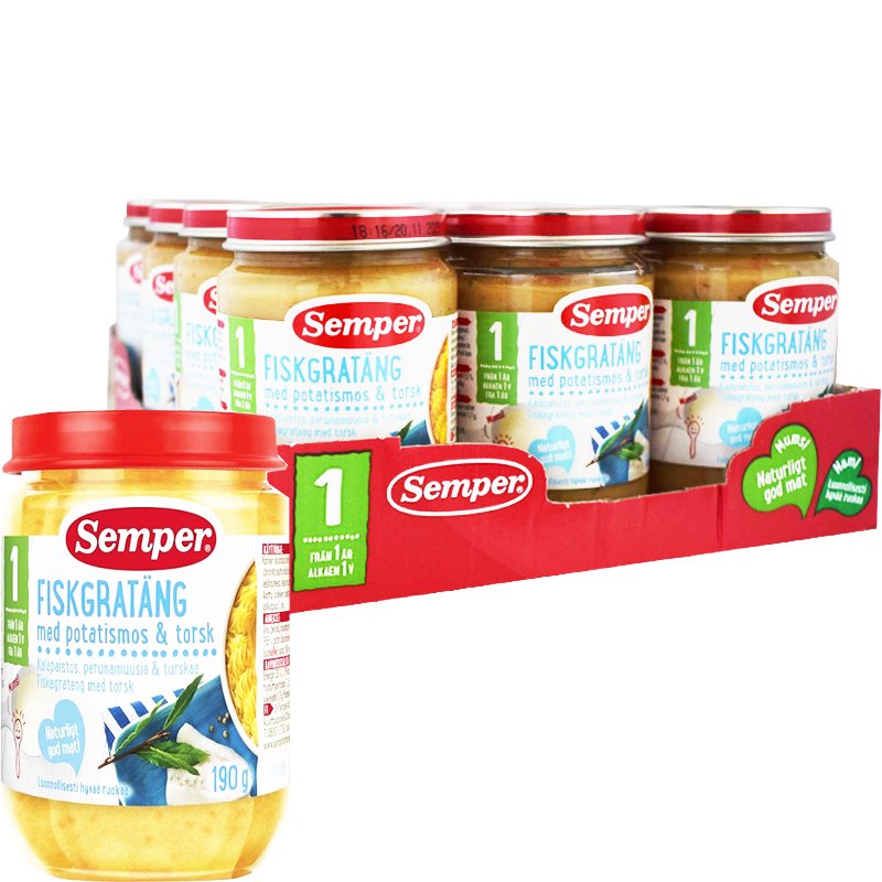 Fiskgratäng Potatismos & Torsk 12-pack 1år - 38% rabatt