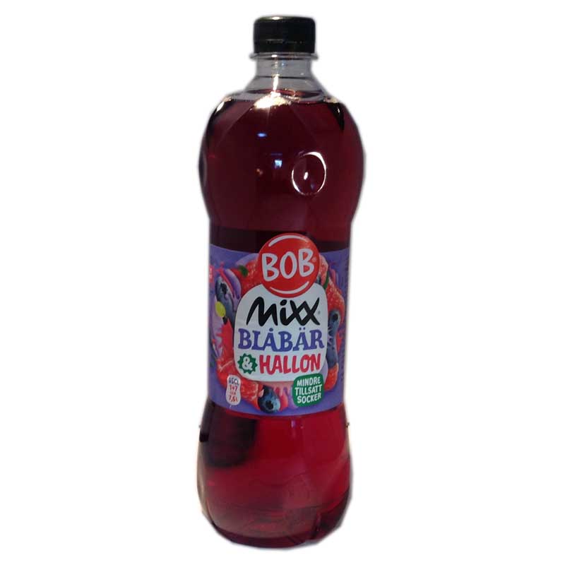 Saft BOB Mixx blåbär & Hallon - 71% rabatt