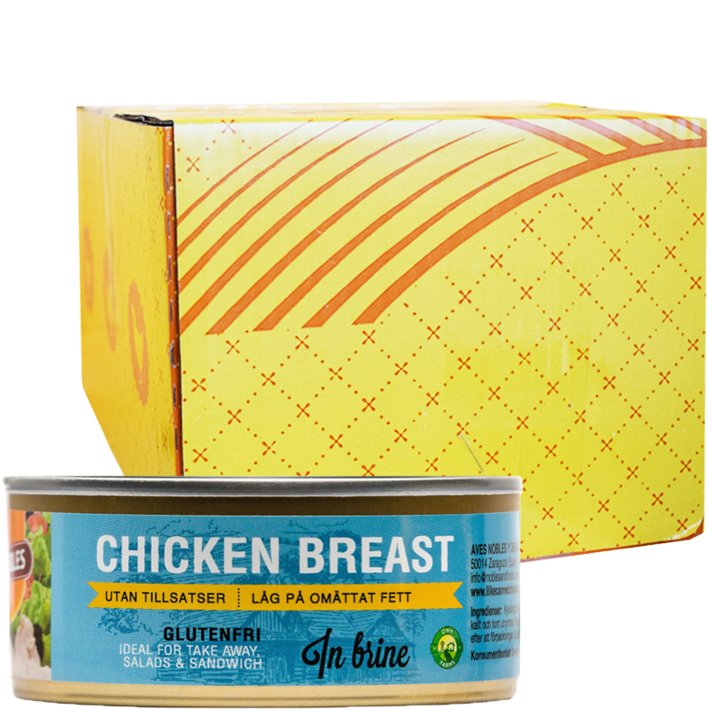 Hel Låda Kycklingbröst Vatten & Salt 24 x 155g - 23% rabatt