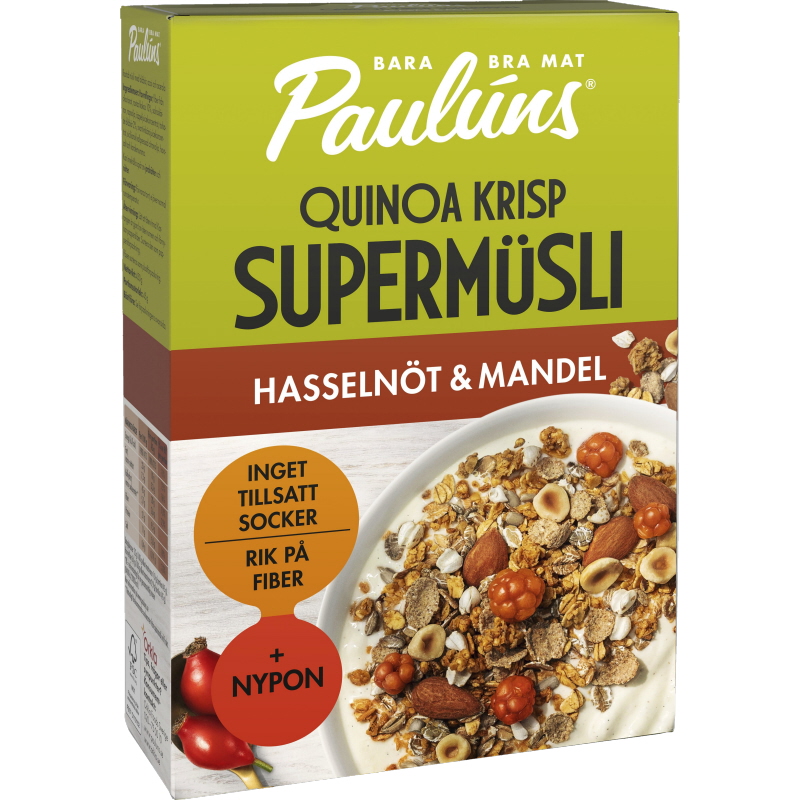 Müsli Hasselnöt & Mandel - 25% rabatt