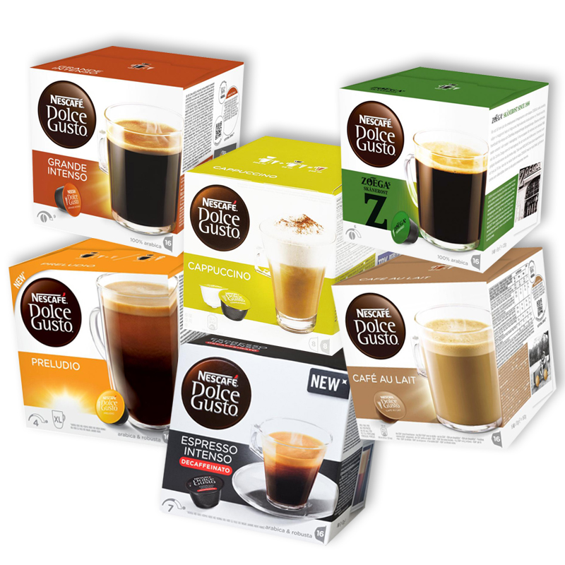 Storpack Kaffekapslar Dolce Gusto - 54% rabatt