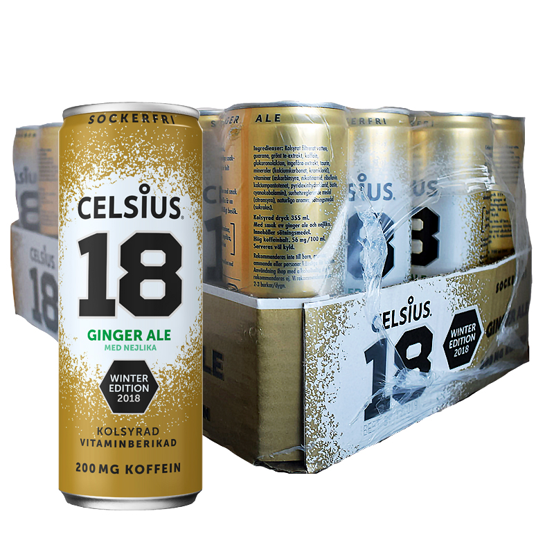 Hel platta Celsius Ginger 24-pack - 33% rabatt